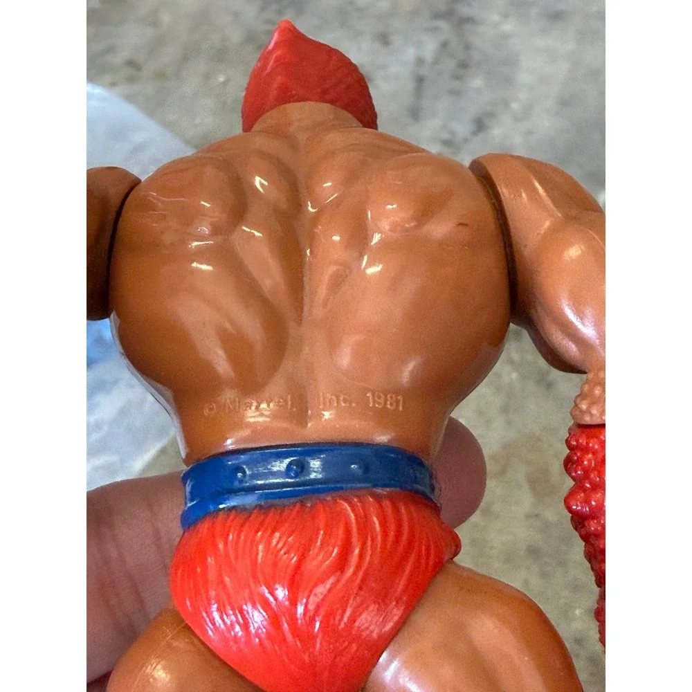 Mattel Masters of the Universe Clawful Action Figure Vintage 1981 MOTU Red Blue